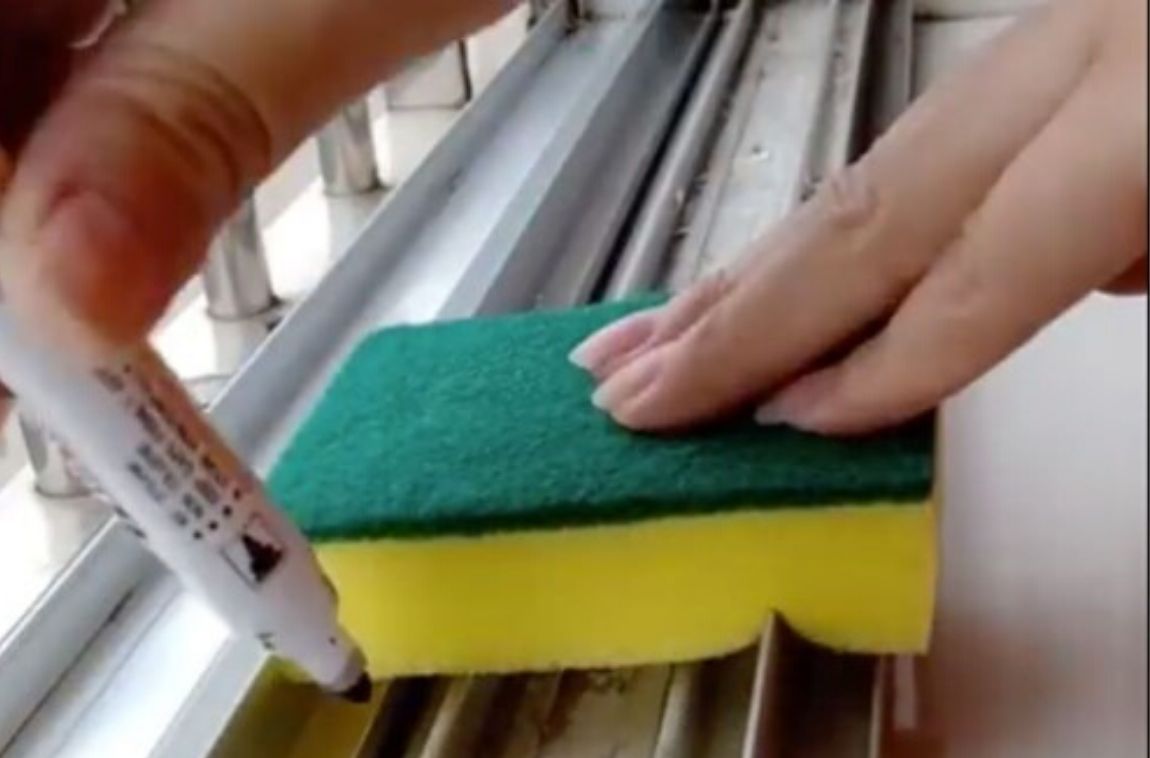 Have you tried this epic home hack to clean sliding door tracks like a, cleaning hacks