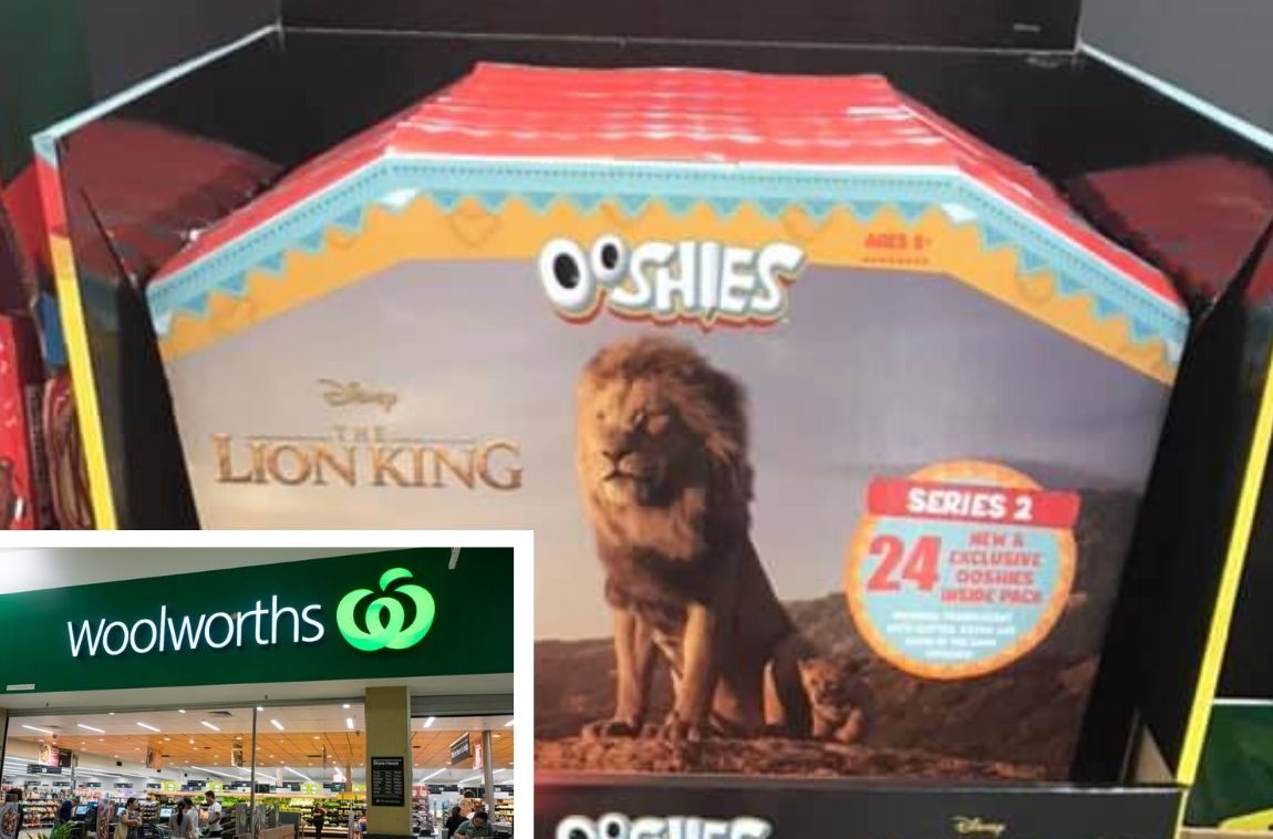 TV Movie Character Toys Woolworths Lion King Ooshie advent Calendar