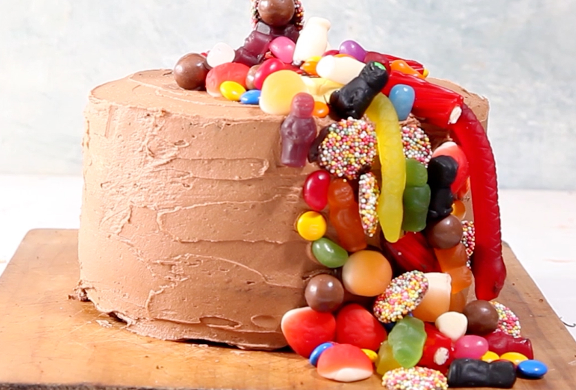 Chocolate Cake Recipe - Chocolate Candy Bar Cake Recipe