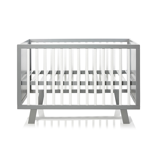 white timber cot